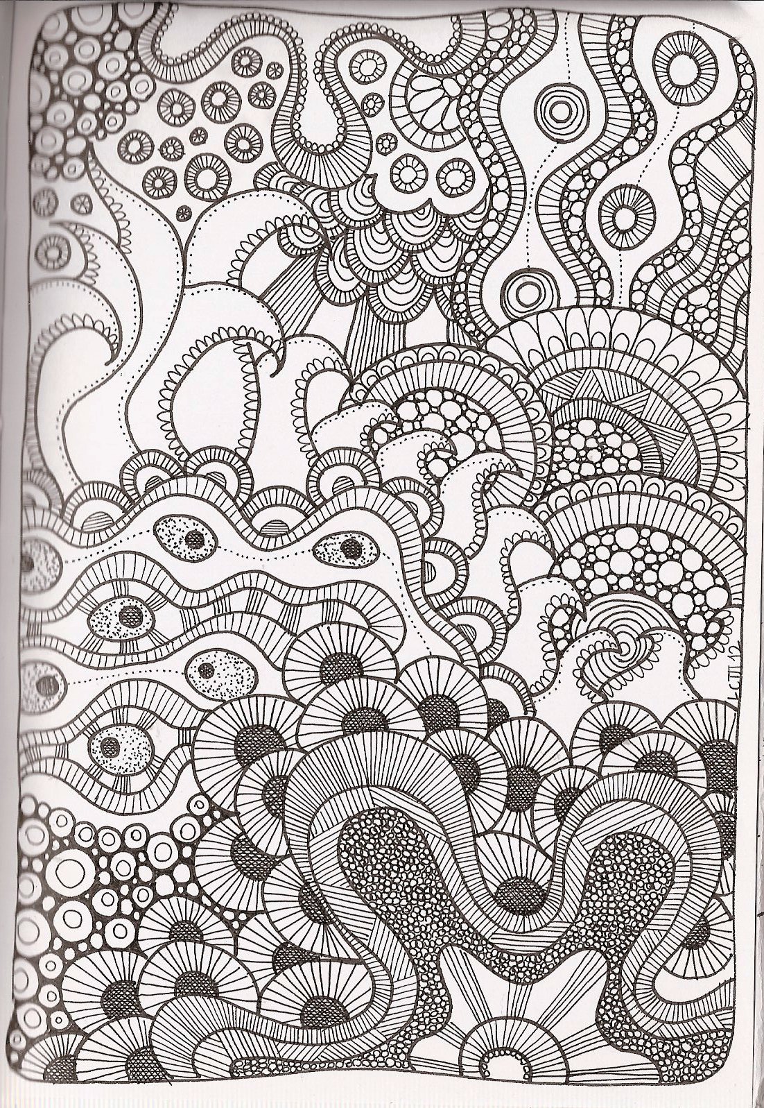 Zentangle Patterns Printable