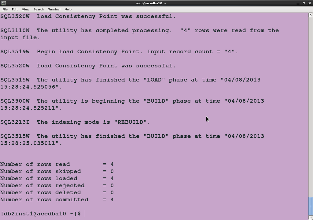 Db2 Cursor Load Commit Count