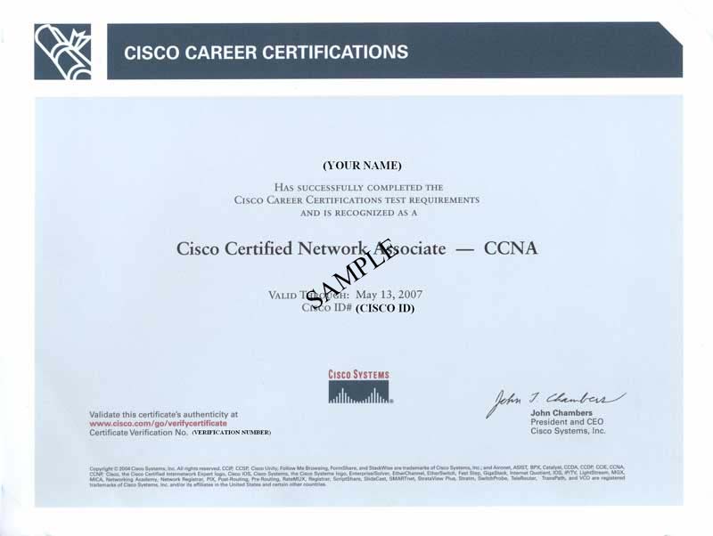Mengenal Gelar Atau Sertifikasi Cisco Ccna Information For All