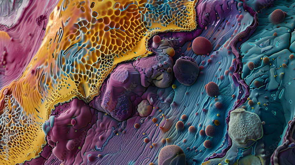 Premium Photo Cellular Anatomy In Focus Microscopic Examination Of