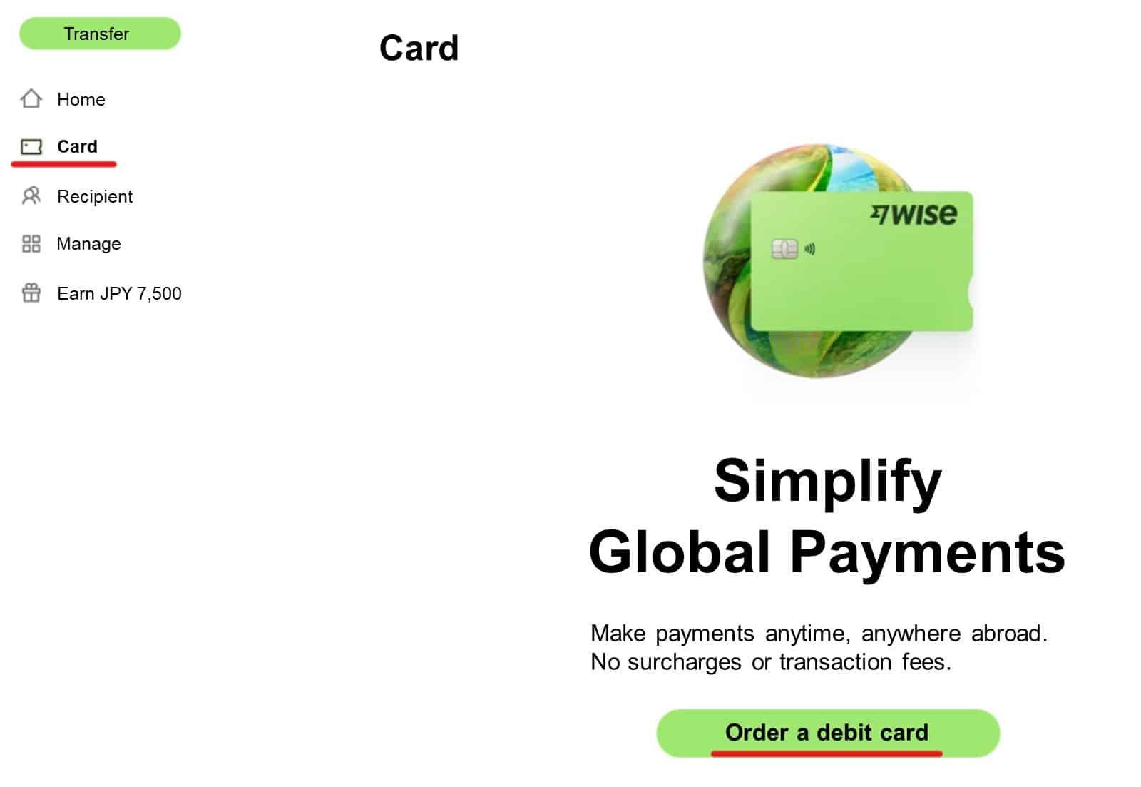 Transferwise Debit Card Review