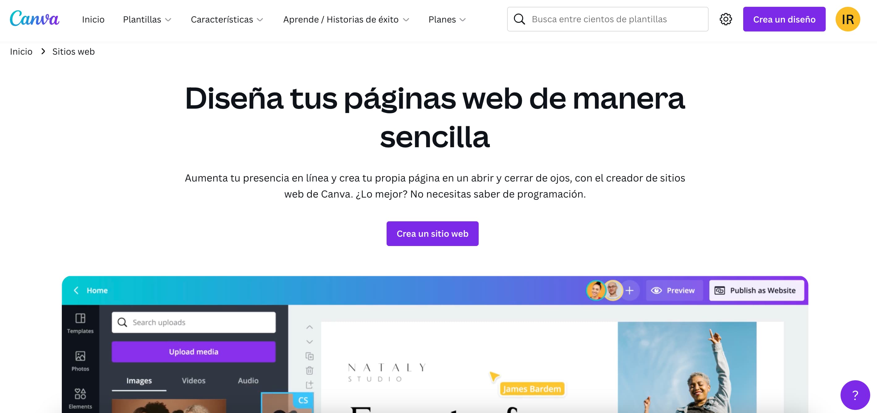 Crear Web