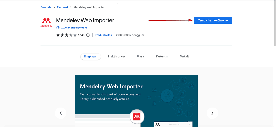Mendeley Web Importer Login