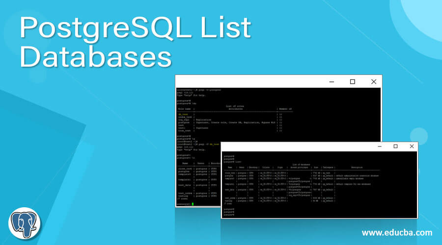 How To List Databases In Postgresql Examples