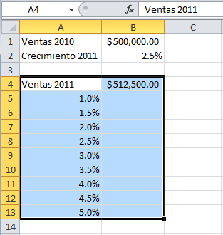 Tabla De Datos Excel Ejemplo Descargar