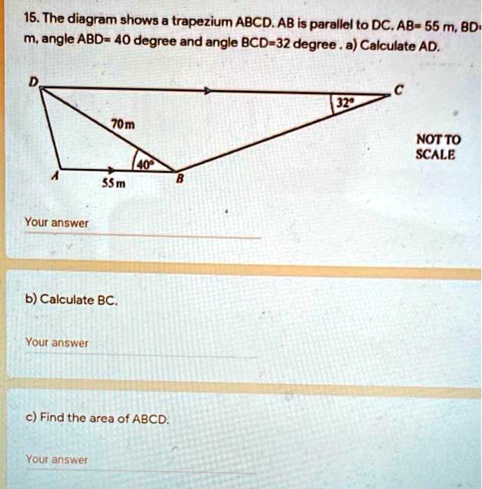Solved 18 Abcd Is A Quadrilateral Calculate The Size Of Angle Abd