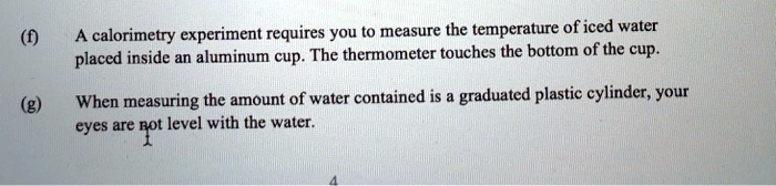 Immersing Aluminum Cylinder In Iced Water Experiment Download