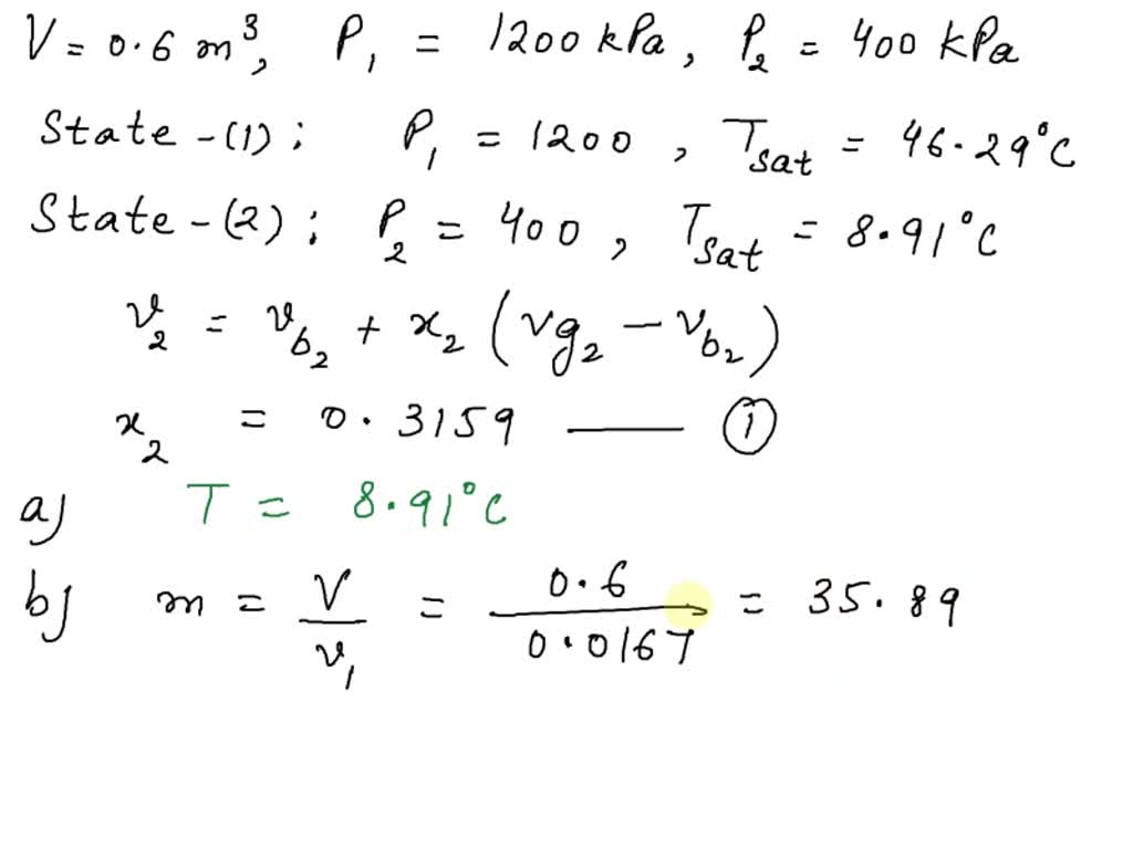 Solveda Rigid Tank Initially Contains 0 5 Lbm Of R 134 A As Saturated