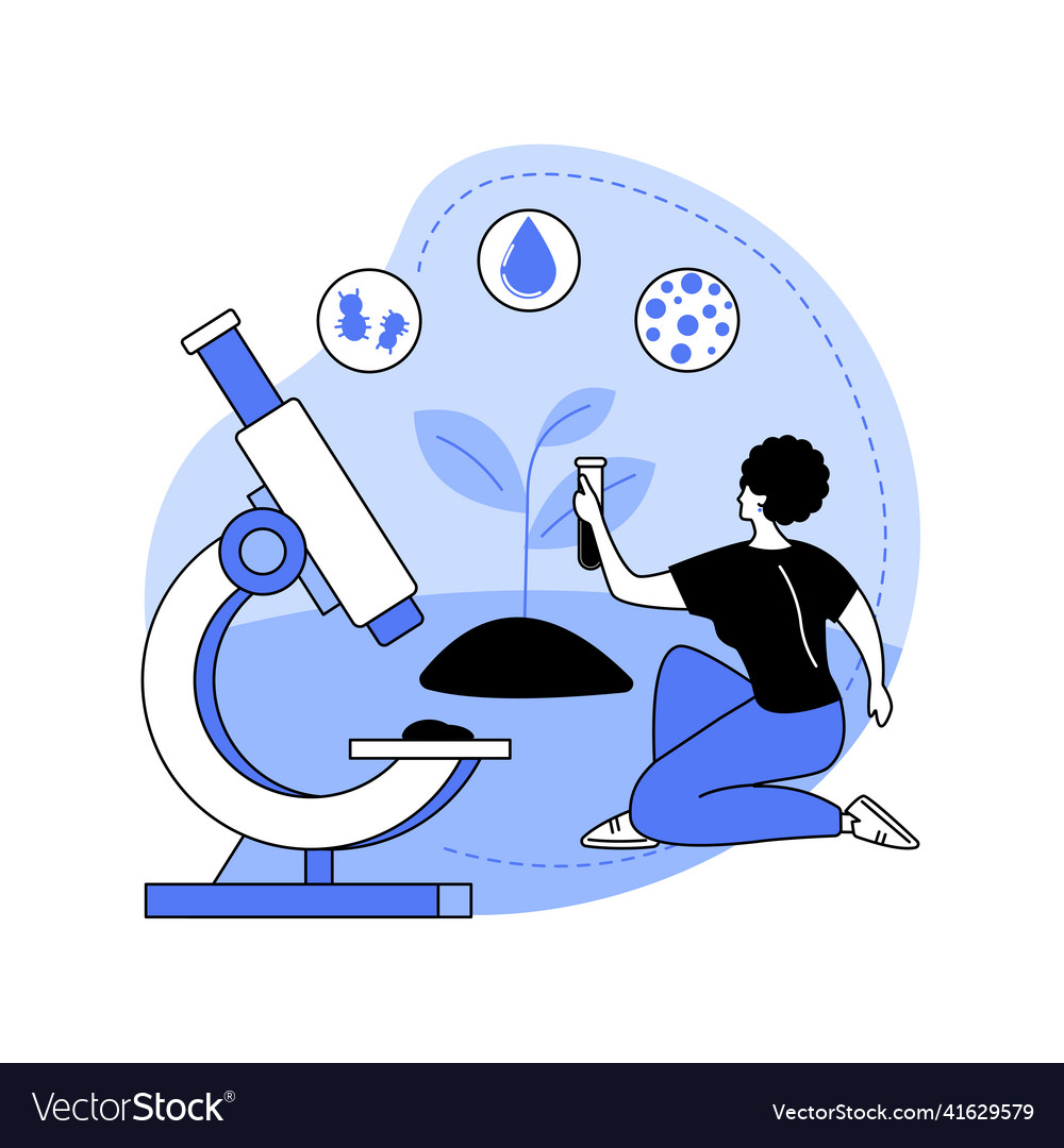 Premium Vector Soil Analysis Abstract Concept Vector Illustration