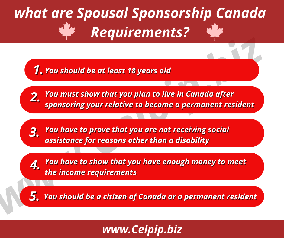 Spousal Sponsorship Canada Requirements