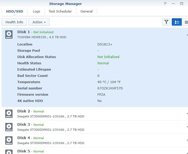 Synology Remove Drive From Volume