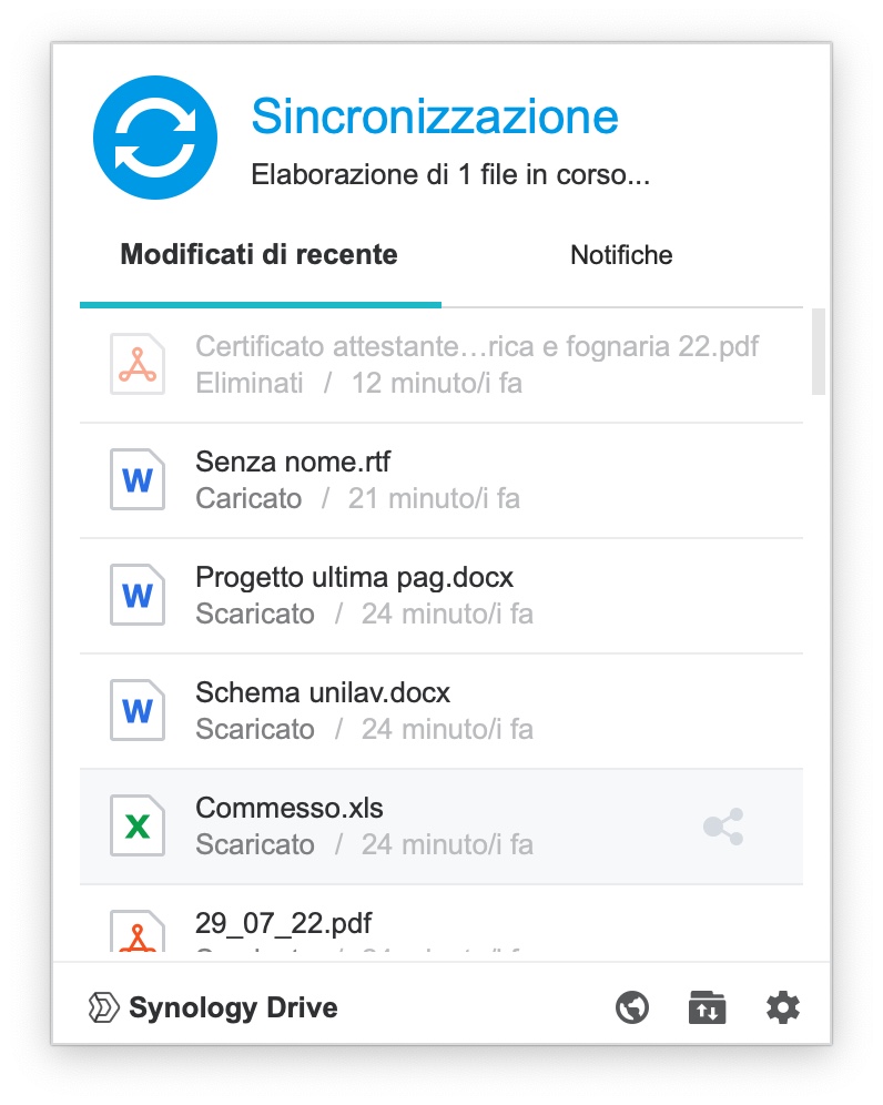Synology Drive Foxindex