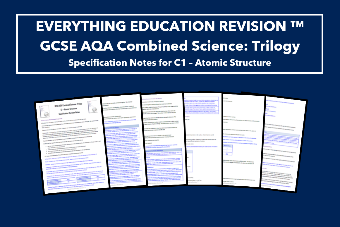 Aqa Gcse Combined Science Trilogy Spec