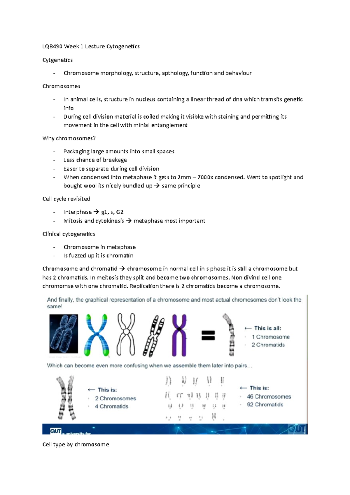 Introduction To Cytogenetics 1 Introduction To Cytogenetics