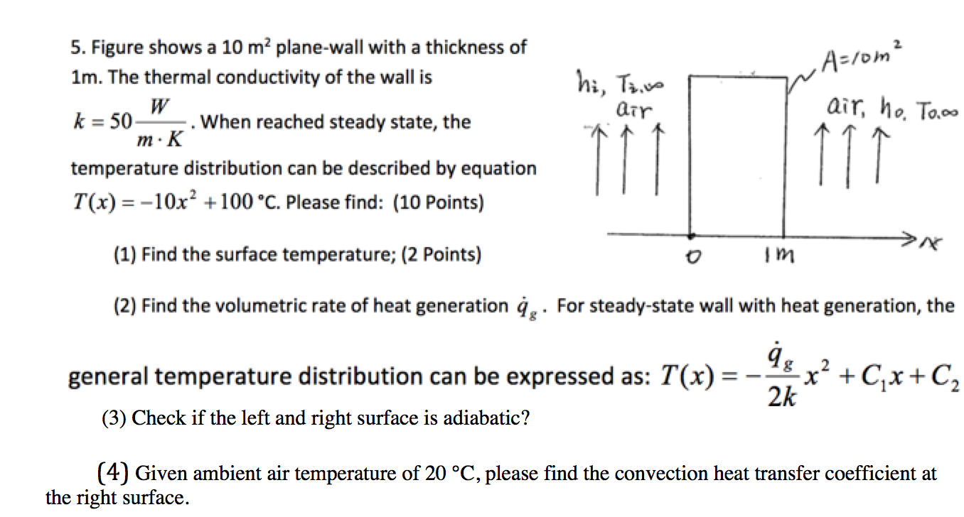 Solved 6 The Transfer Of Heat That Takes Place Because Of Chegg Com