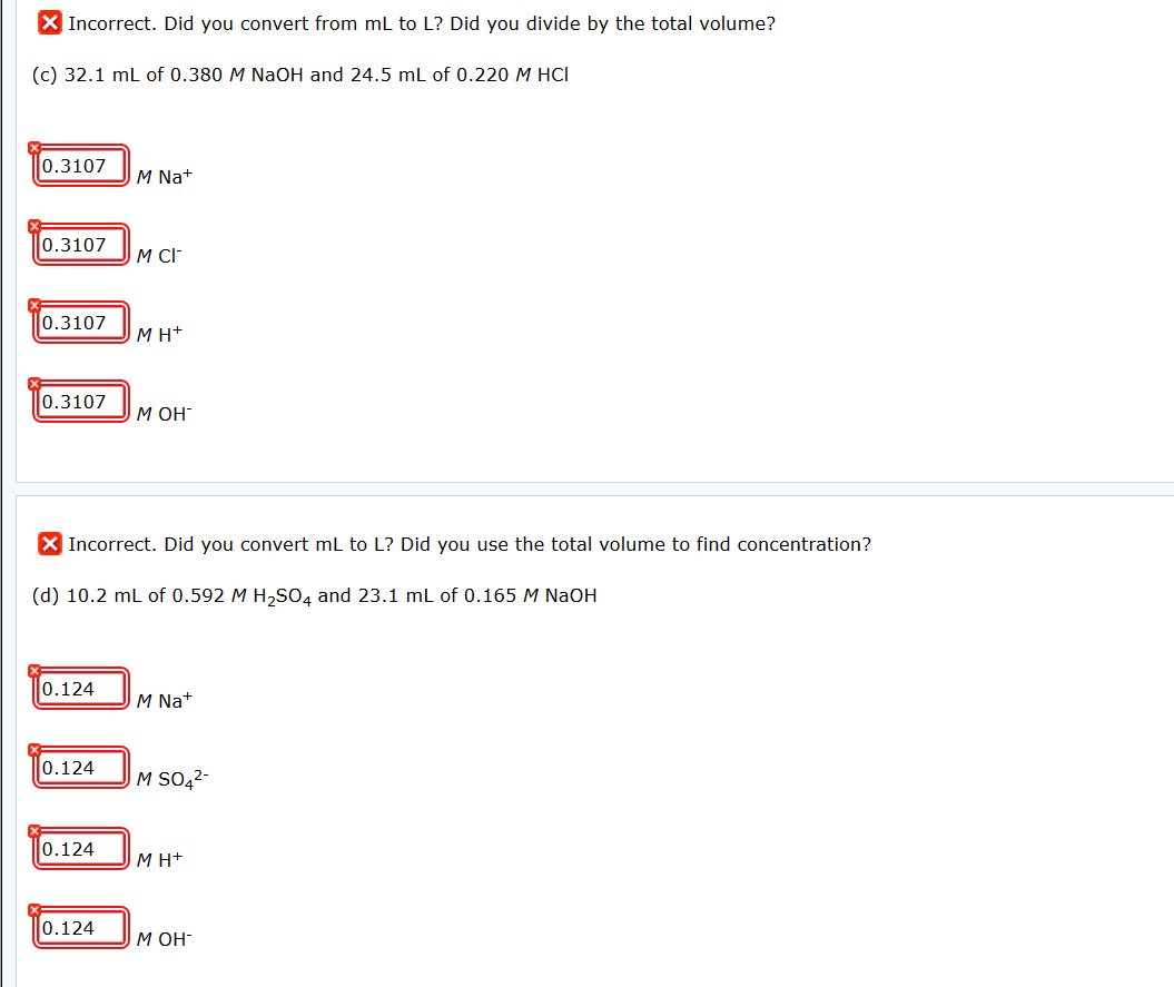 Solved Use Titration To Determine The Molar Concentration Of Chegg Com