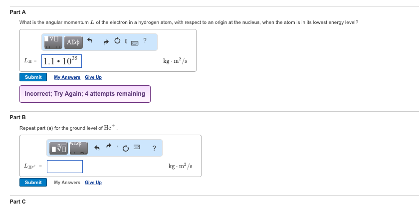 Solved Electron Is In An Angular Momentum State With I3 Chegg Com