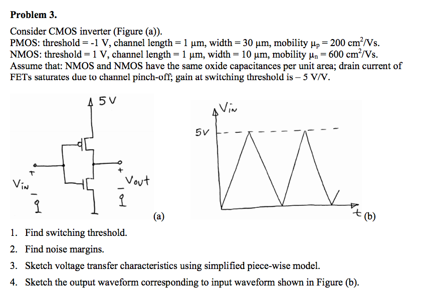 Solved Section 14 3 The Cmos Inverter 14 31 Consider A Cmos Chegg Com