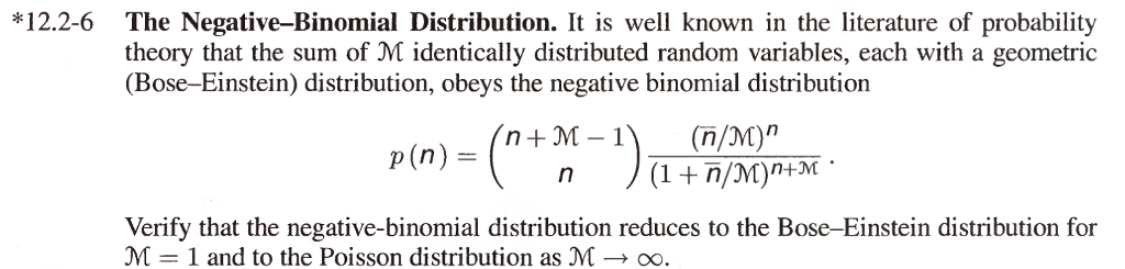Solved A Return To The Negative Binomial Distribution On Chegg Com