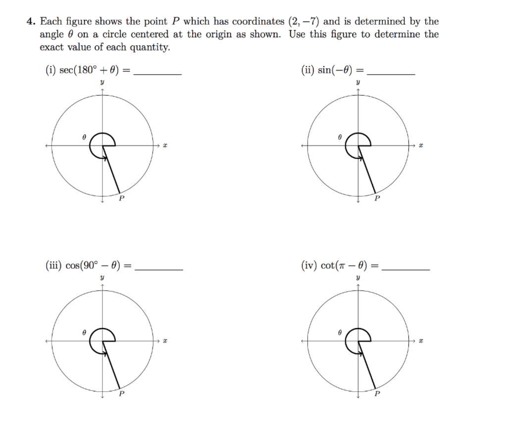 Solved 7 The Figure Shows A Circle And Two Identical Chegg Com
