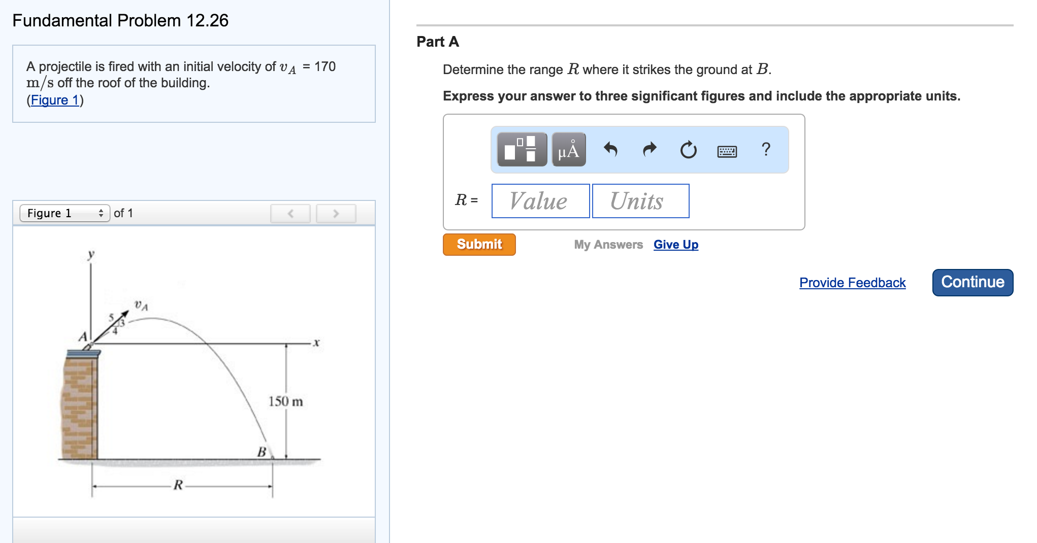 Solved For Which Value Of Is The Range Of A Projectile Fired Chegg Com