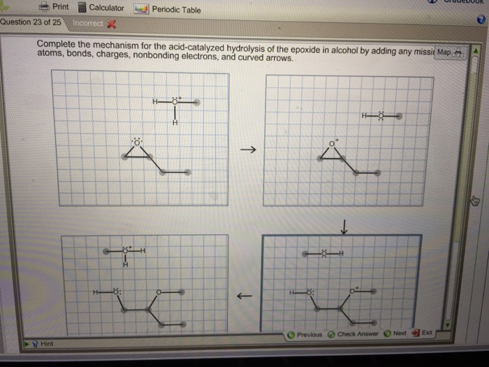 Solved Draw The Mechanism For Acid Catalyzed Hydrolysis Of Chegg Com