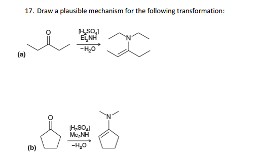 Solved Draw A Plausible Mechanism For The Following Chegg Com