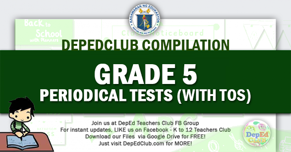 Grade 5 Periodical Test 2023