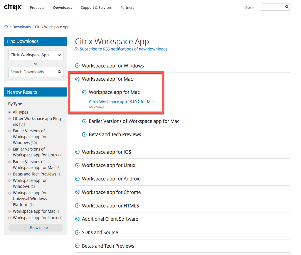 Installing Citrix Workspace Wizard Software Documentation