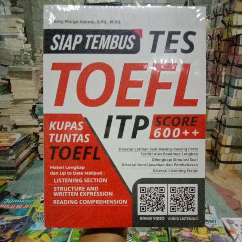 Jual Sertifikasi Toefl Itp Preparation Teknis Online Resmi Shopee