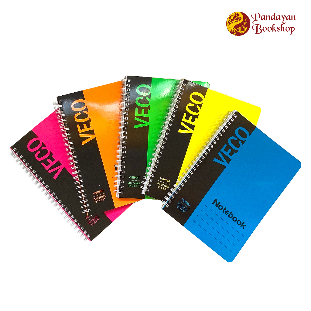 Veco Spiral Notebook Blue 6 Inches X 8 5 80 Leaves Sold Per Piece