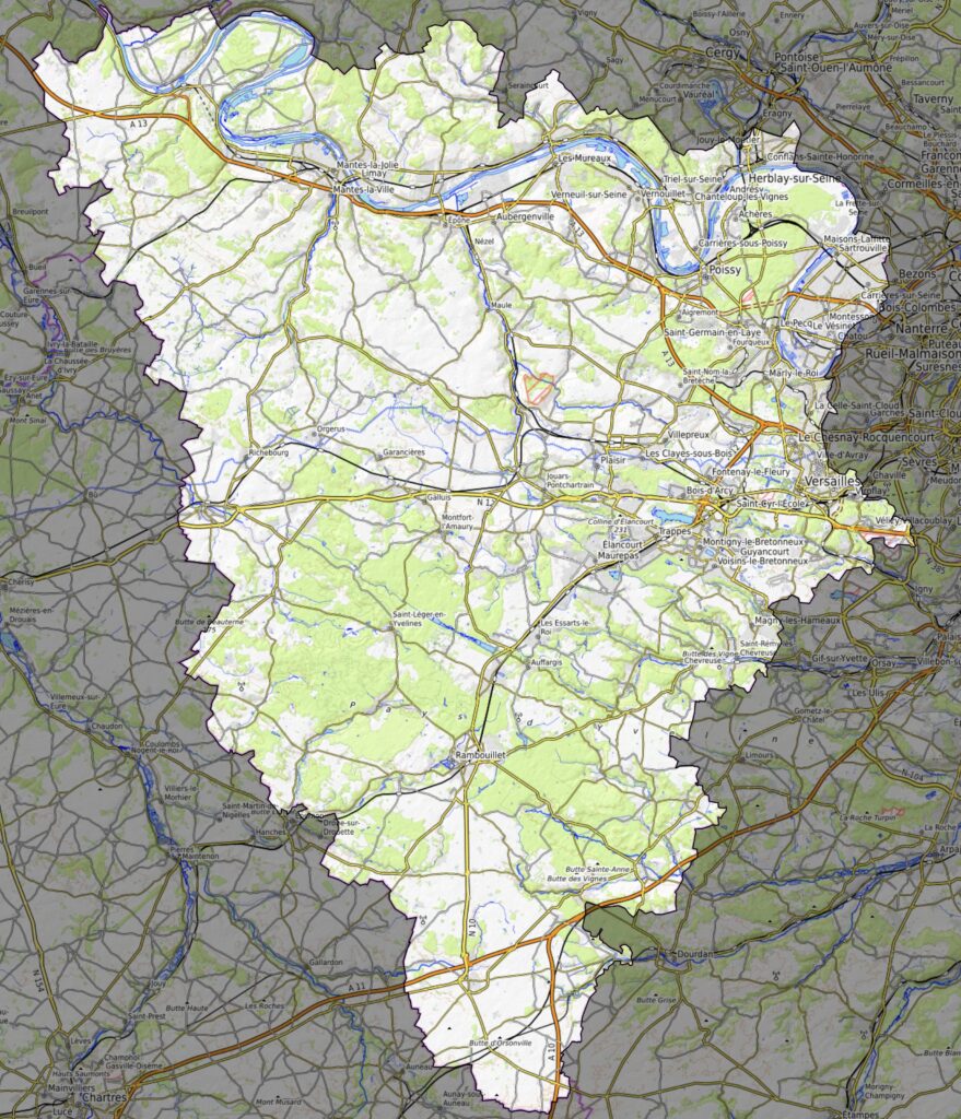 Carte Des Yvelines Carte