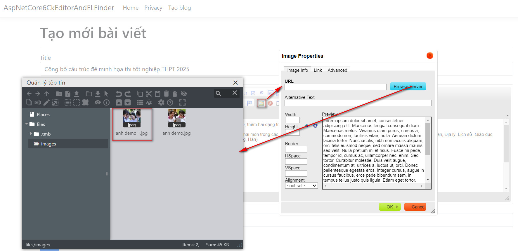 Nhung Ckeditor Va Ckfinder Vao Trong Laravel 6 X Youtube
