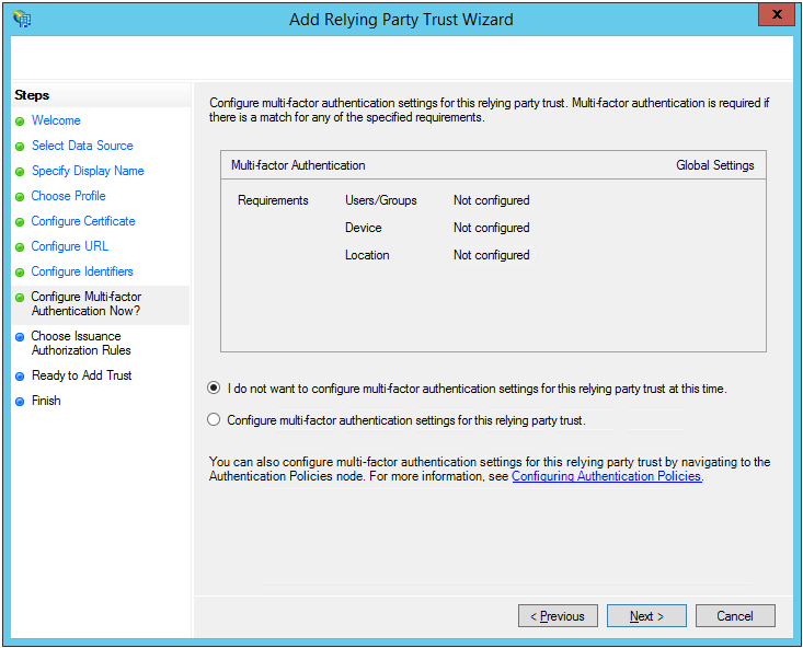 Active Directory Single Sign On Saml Authentication