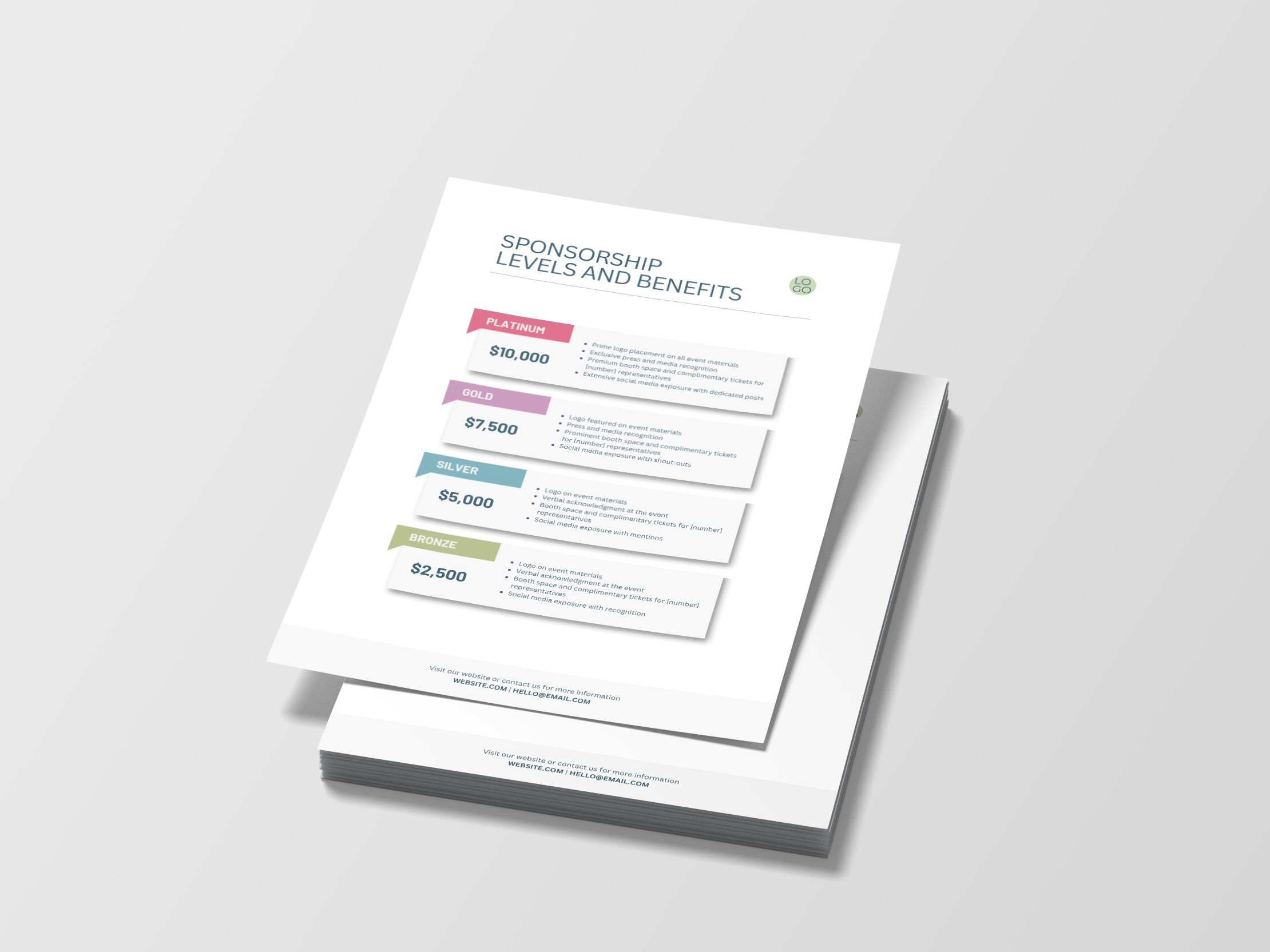 Sponsorship Levels Template Sponsorship Levels Sponsorship Package