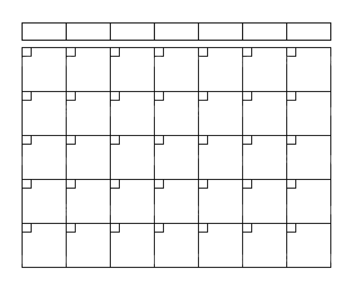Get Organized With Free Blank Calendar Printable Pdfs
