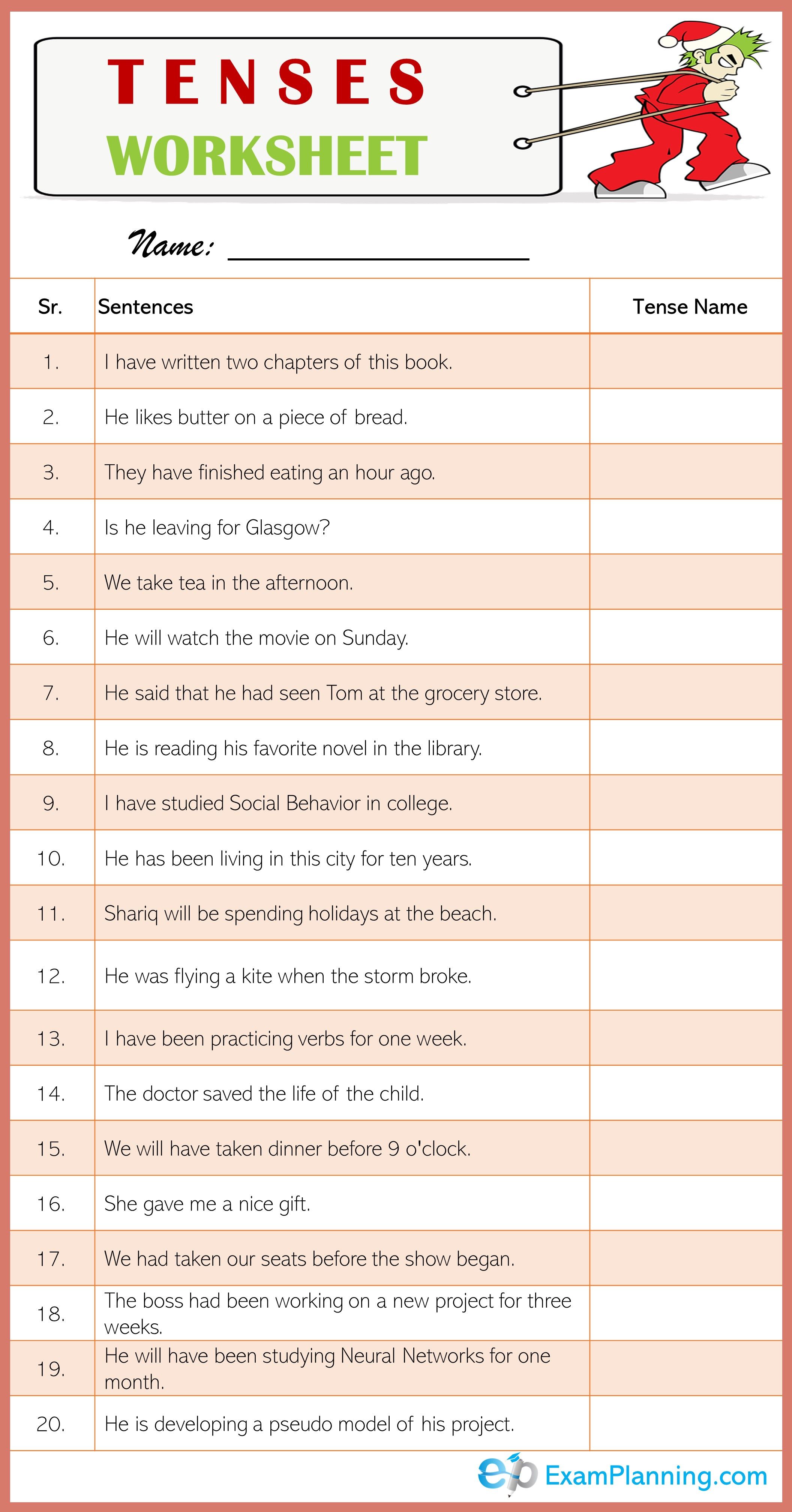 sentence writing practice worksheets