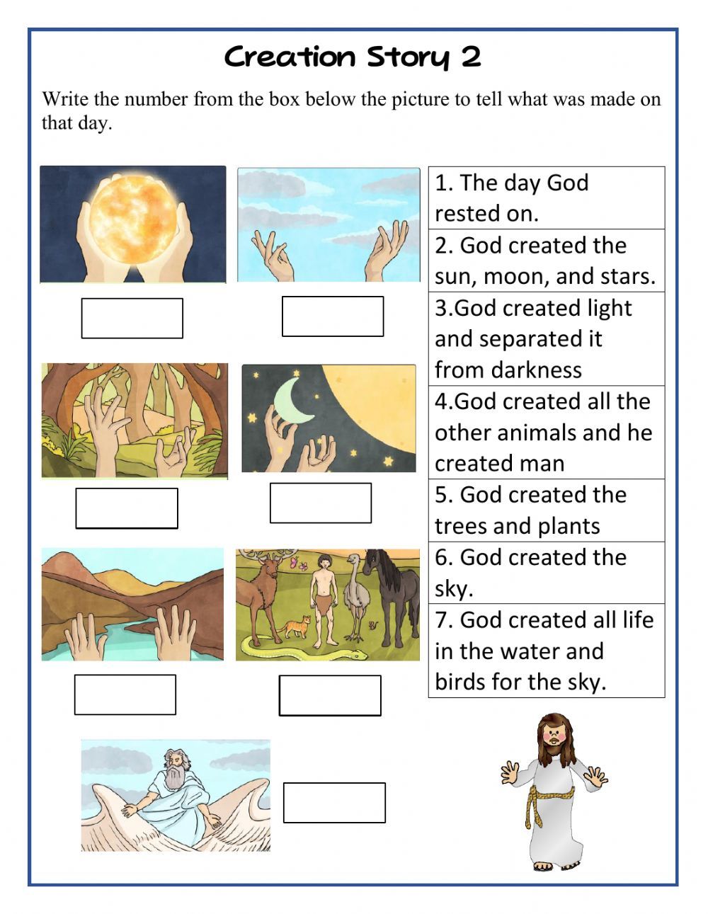 Lesson 7 God Creation Answer Key Bible Basics Series Pdf