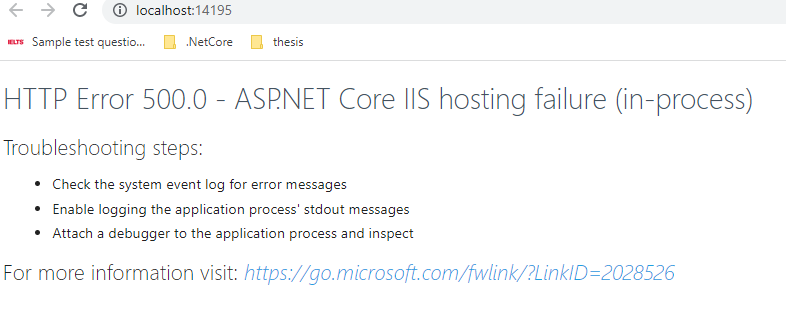 Few Reasons Your Asp Net Core Not Working In Iis Asp Net Hosting Tips