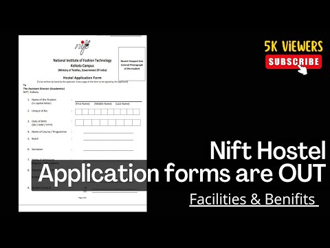 Nift Hostel Application forms are OUT! - YouTube 