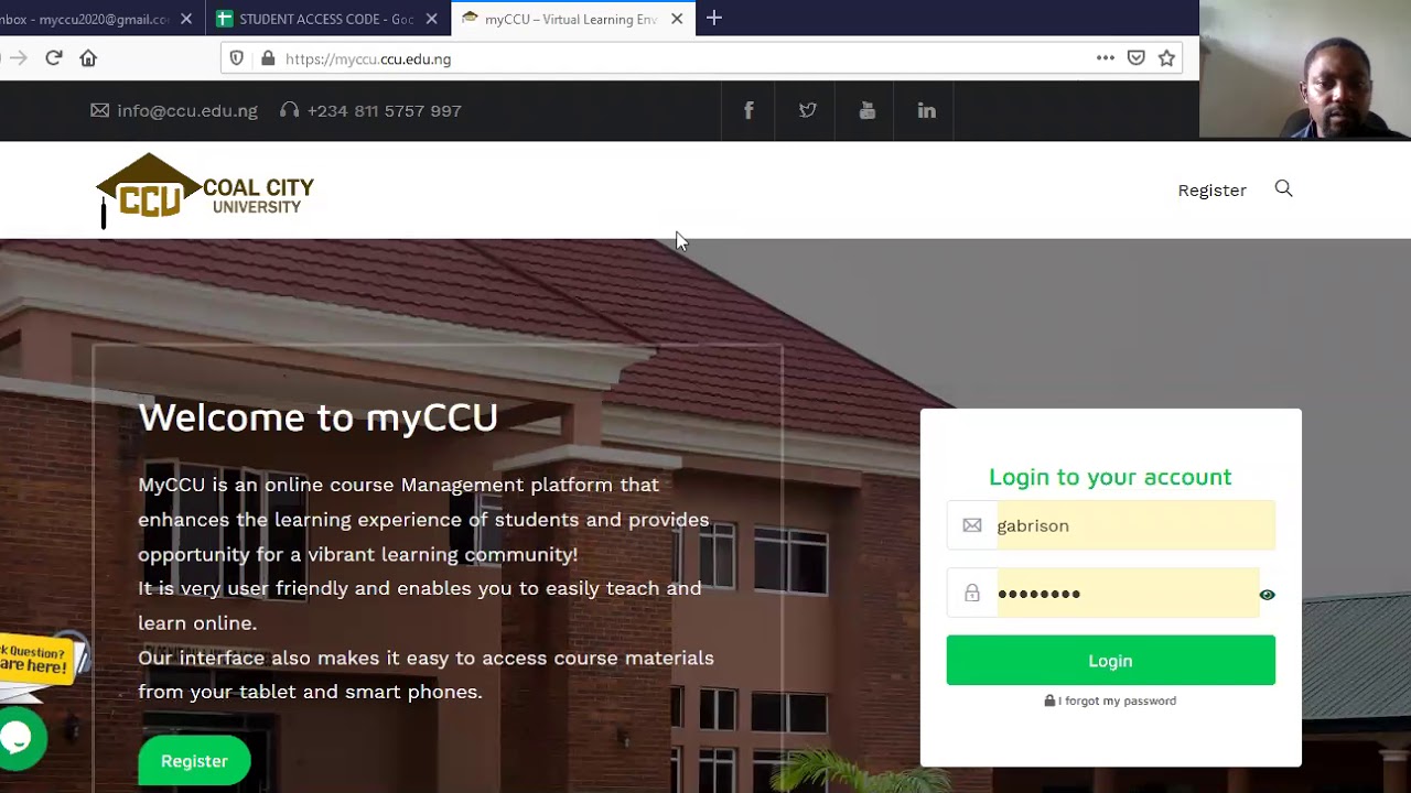 Myccu Login