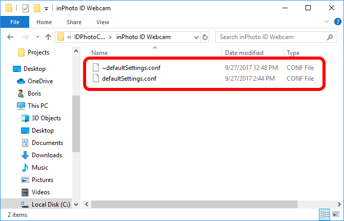 Create Configuration File