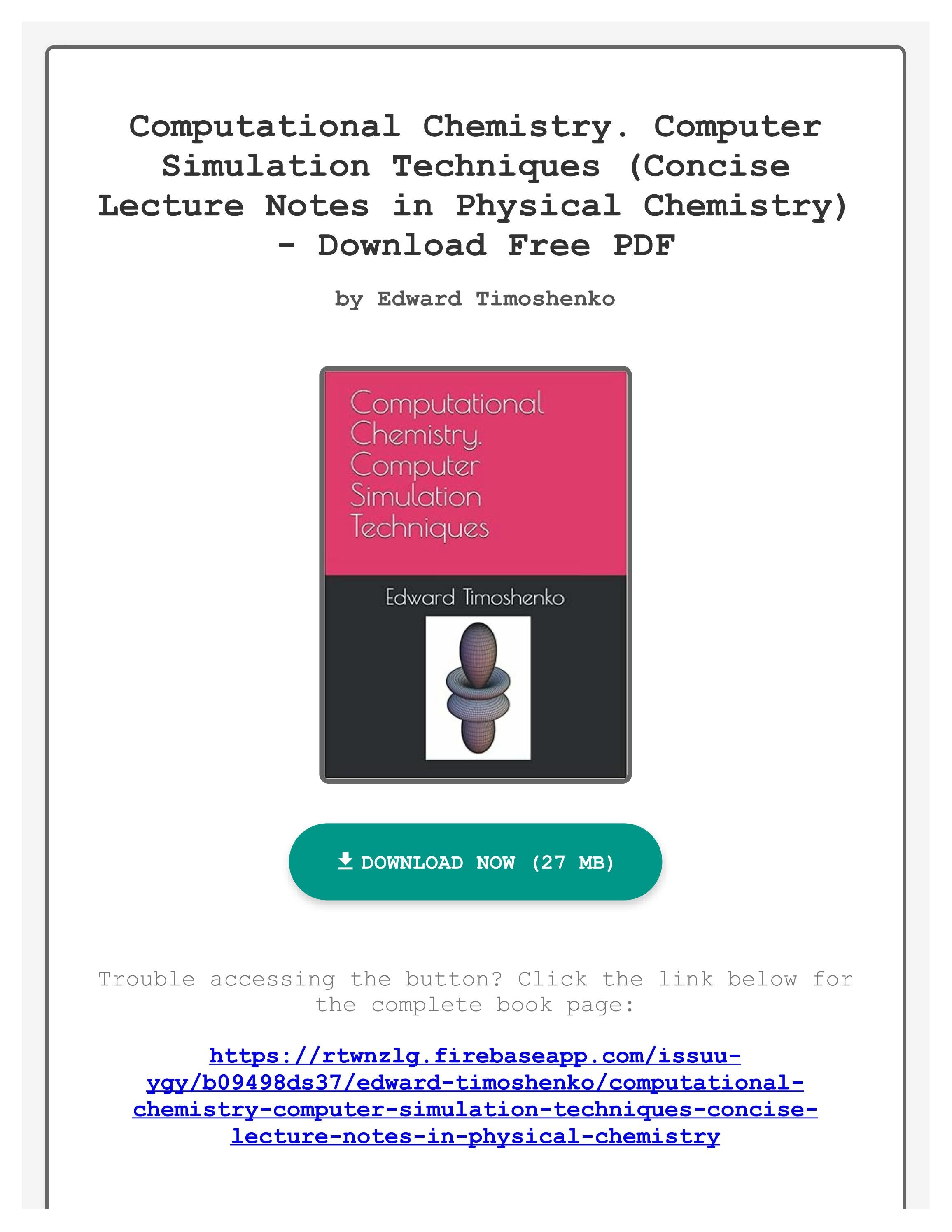 Using Web Based Computational Chemistry Software To Teach First Year