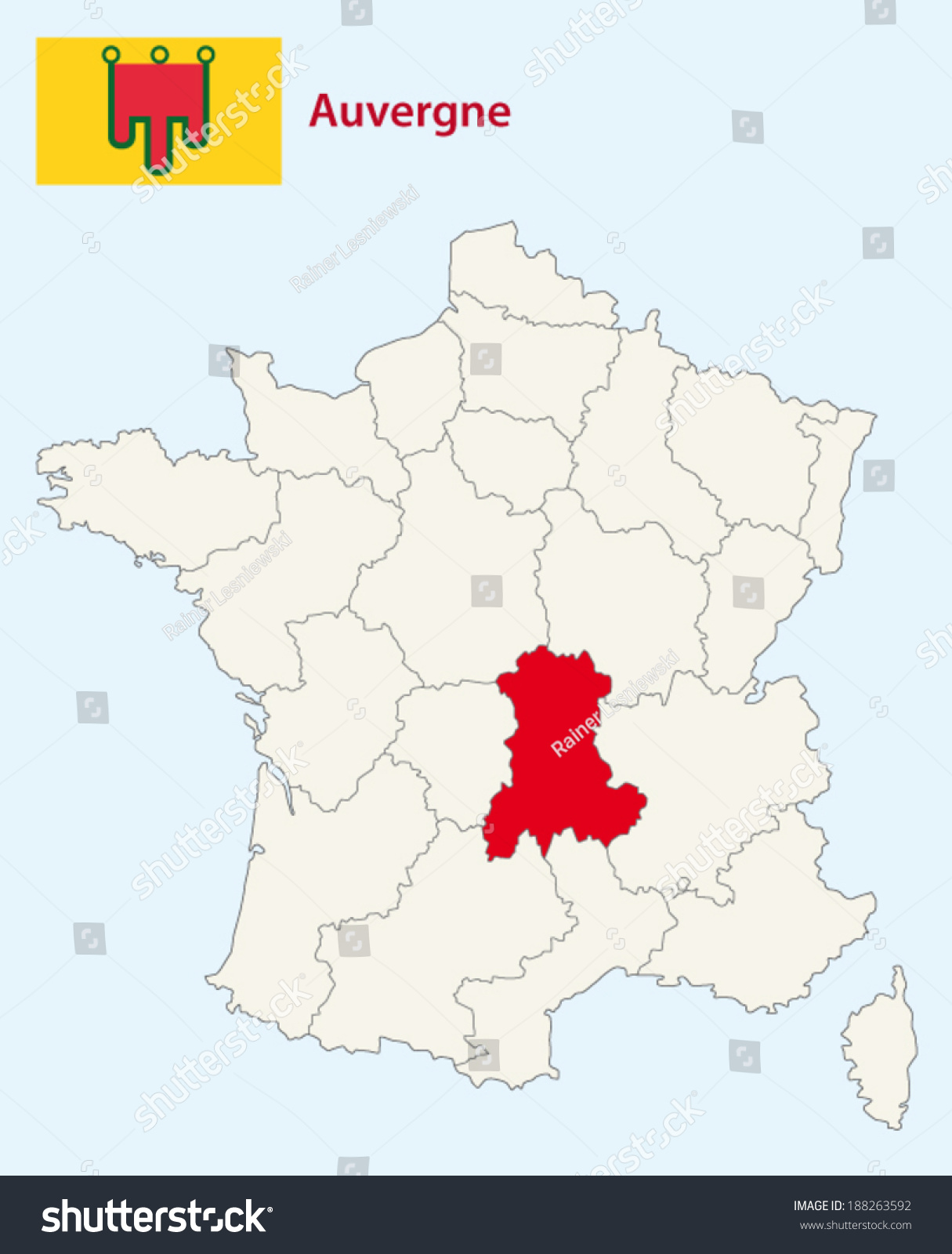 Auvergne Map
