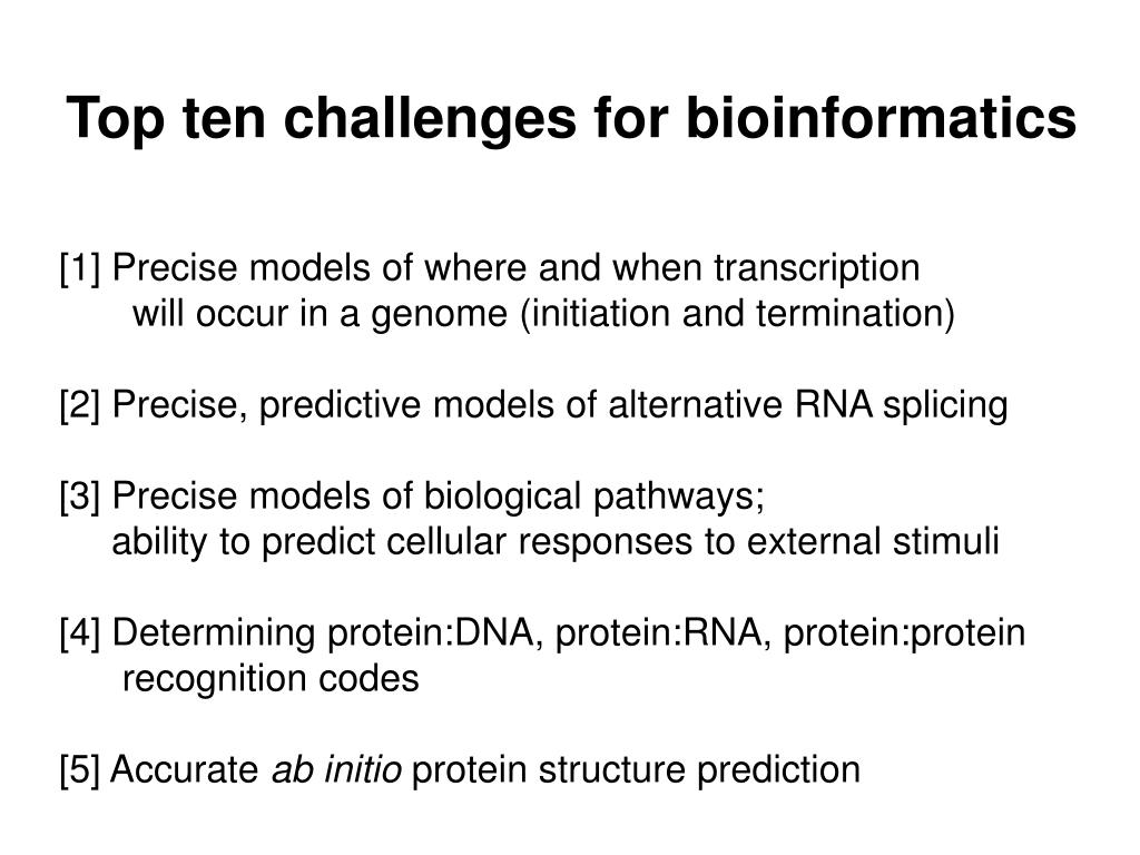 Proteomics Bioinformatics 1 Gene