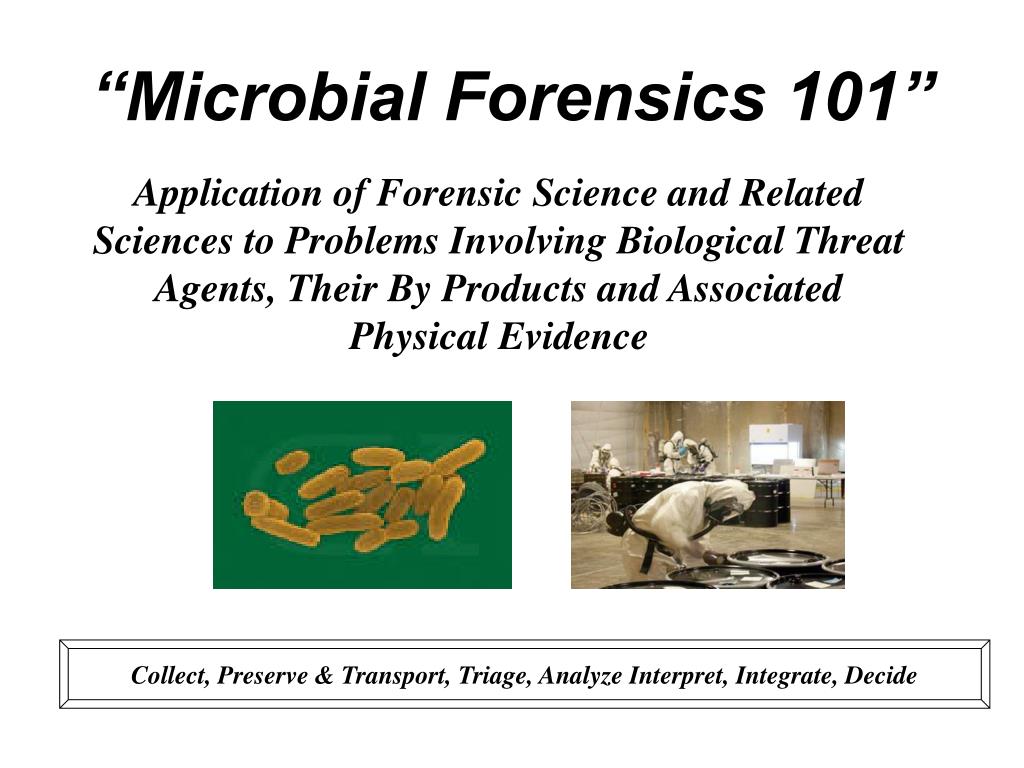 Forensic Microbiology Forensic Science In Focus By David O Carter