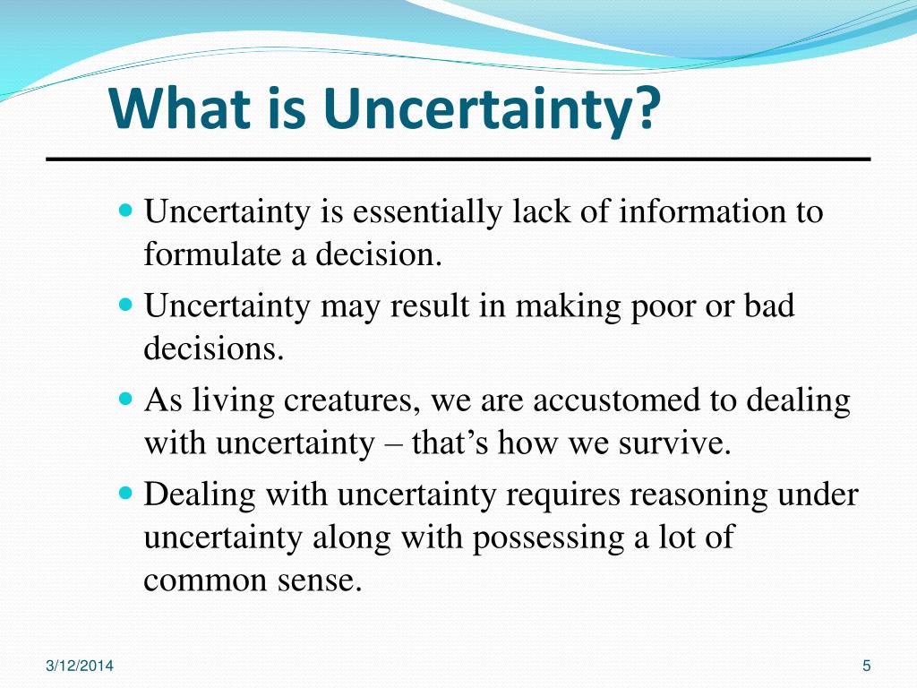 Uncertainty Analysis A Measure Of Confidence Level Pdf