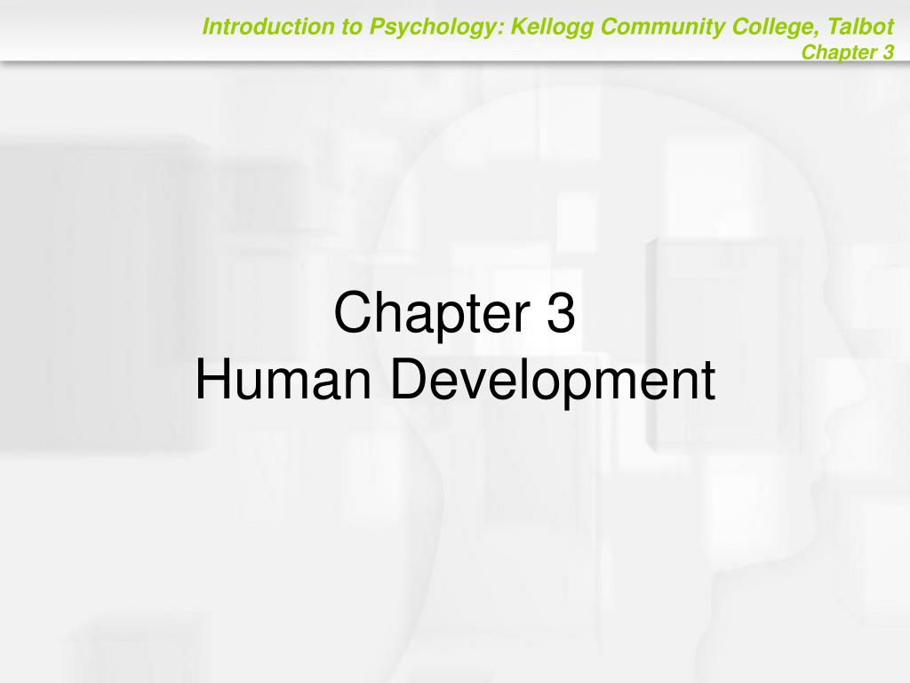 Chapter 3 Human Development