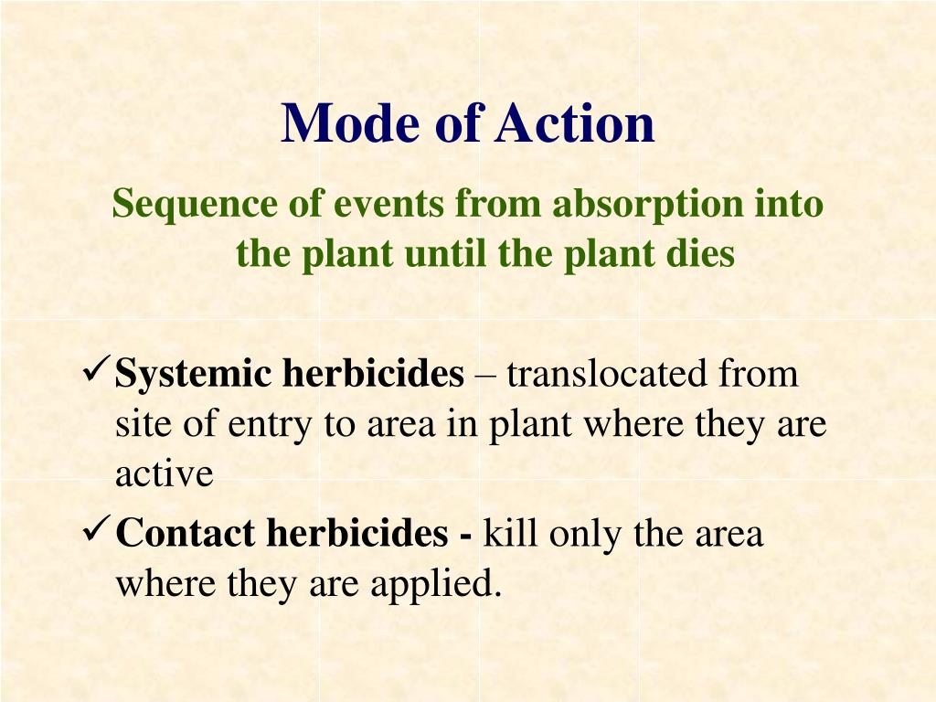Herbicide Modes Of Action By Samantha Teten On Prezi