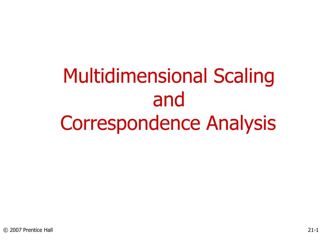 Multidimensional Scaling Conjoint Analysis